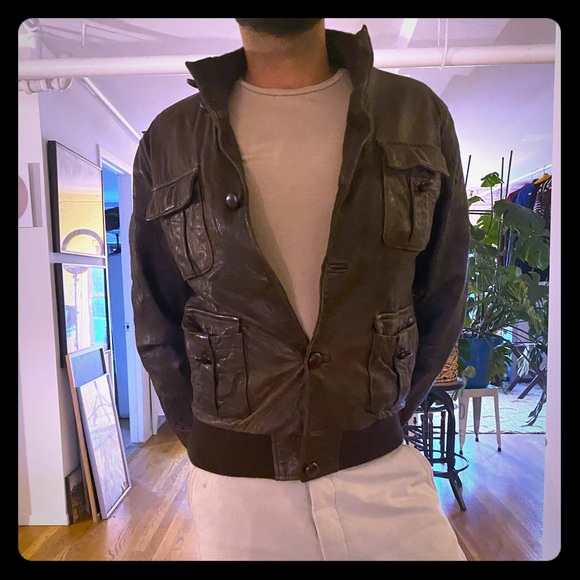 Marcel et Marcel leather bomber - Picture 1 of 3